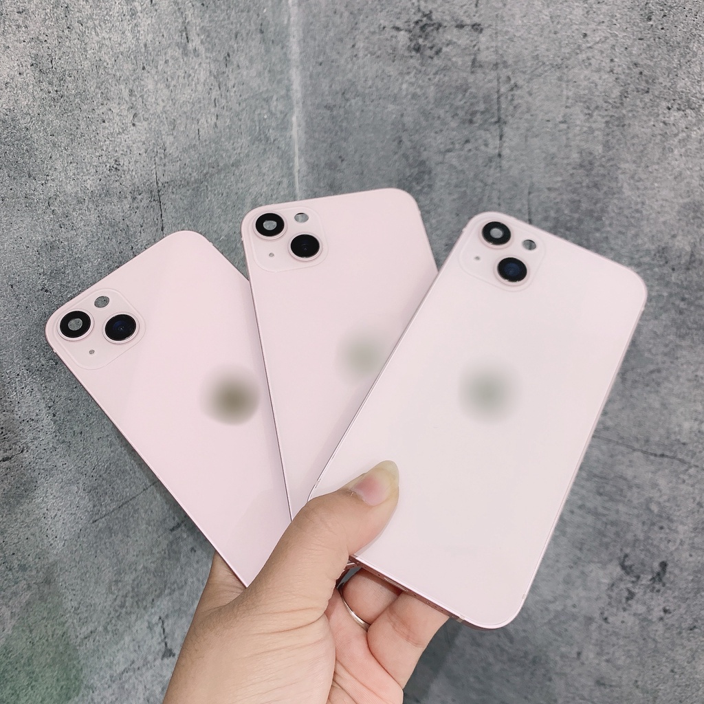 Vỏ Độ XR lên i.p.h.o.n.e 13 HỒNG PASTEL siêu HOT 2022 | TẶNG bộ phím, khay sim & led độ