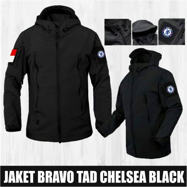 Áo Khoác Hoodie Màu Đen Size Lớn Phong Cách Chelsea Thời Trang Công Sở