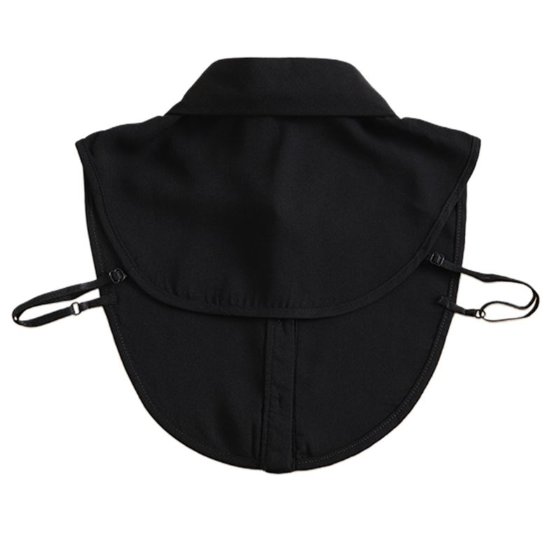 Cổ Áo Voan Giả Kính Đính Đá Thủ Công Nhiều Màu Có Thể Tháo Rời Cho Nữ