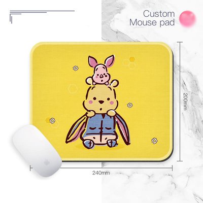 Miếng di chuột in hình GẤU POOH hoạt hình cartoon chibi nhiều mẫu kê chuột lót chuột dễ thương