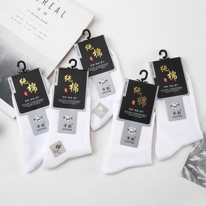 Tất nam cổ cao MILASO vớ nam cotton co giãn đàn hồi đi làm, đi chơi, tập thể thao chạy bộ, gym đa năng FAS-001330