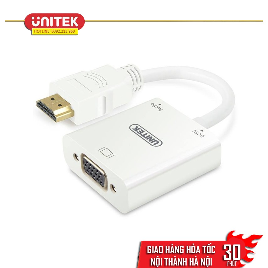 Cáp chuyển HDMI sang VGA UNITEK Y-6333