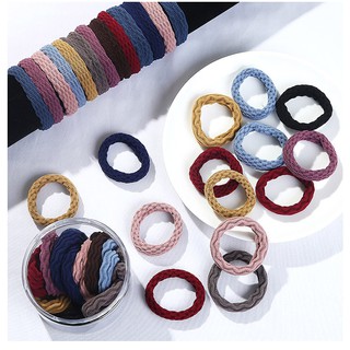 SET 10 CÁI ĐỒ CỘT TÓC TRƠN NHIỀU MÀU