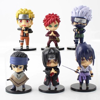 Bộ Đồ Chơi :06 Nhân Vật Trong Phim Hoạt Hình Naruto Cao 10 cm -Mẫu 01