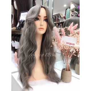 Tóc giả nữ nguyên đầu tơ nhân tạo 6747
