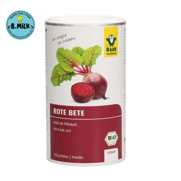 Bột củ dền hữu cơ Raab 250g