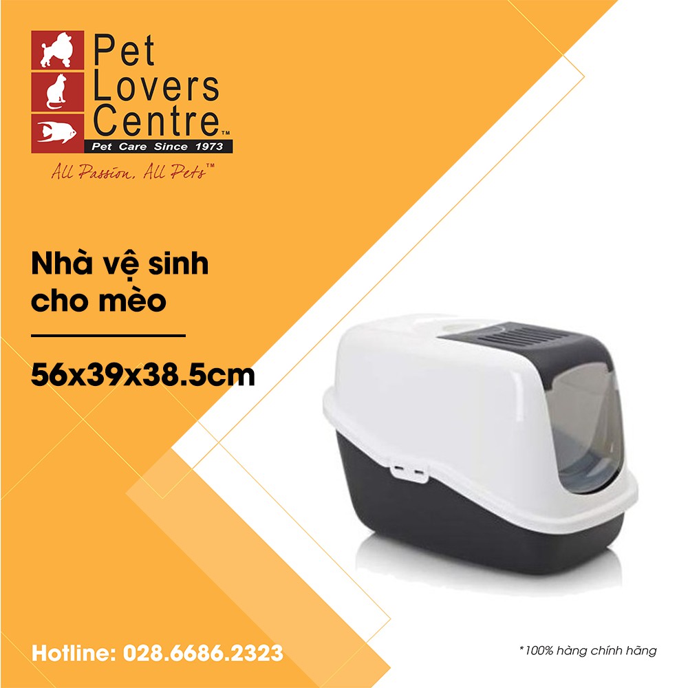 Nhà vệ sinh cho mèo SAVIC NESTOR LITTER PAN (WHITE/BLACK)