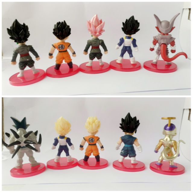 [1 con] Mô hình chibi đồ chơi Dragon Ball Songoku gohan broly super dragonball goku super saiyan gohan vegeta gogeta C21