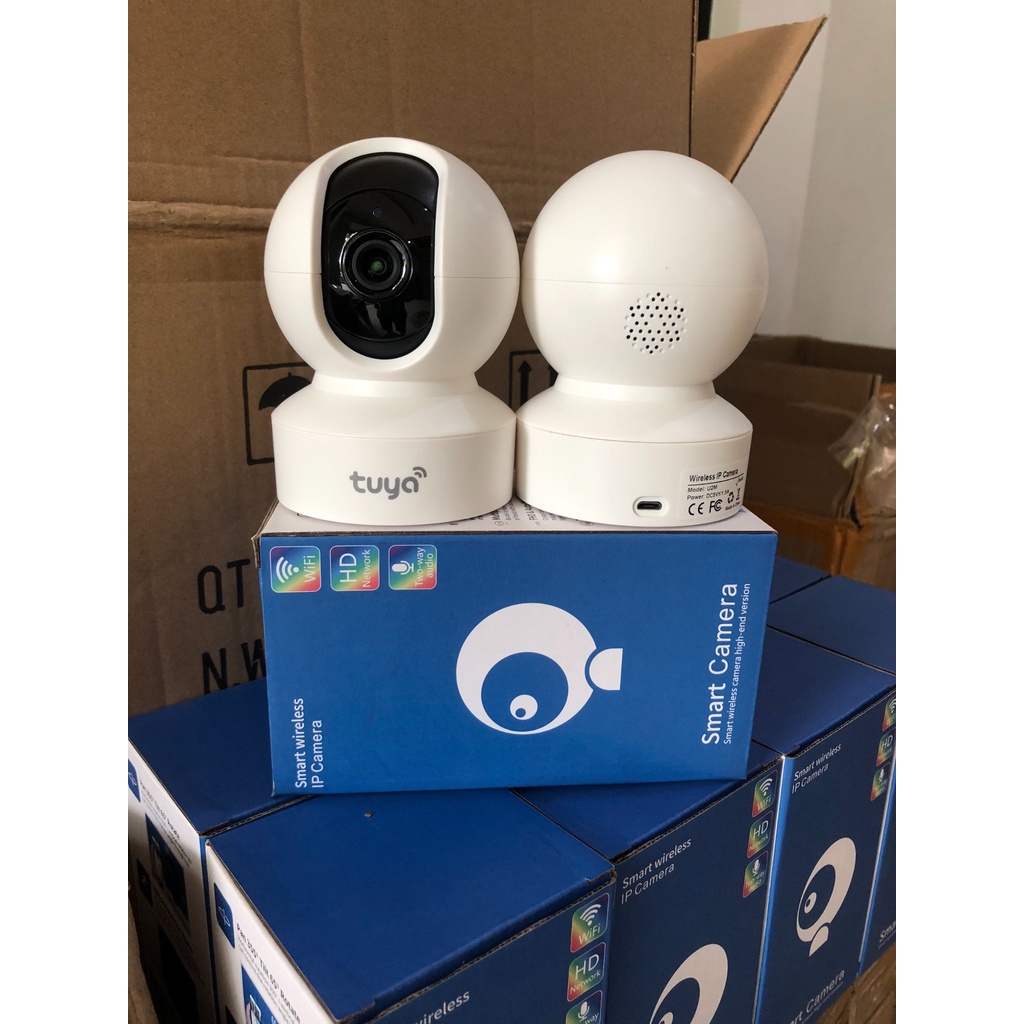 CAMERA TUYA SMART - CARECAM YH200 FHD1080 - 2.0Mps XOAY 360 ĐỘ - DÒ THEO CHUYỂN ĐỘNG