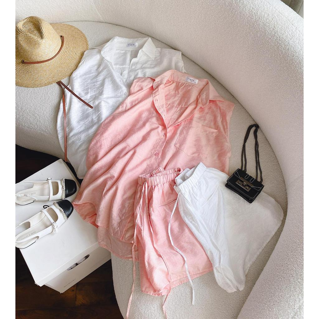 SET SƠ MI LINEN TÚI + SHORT