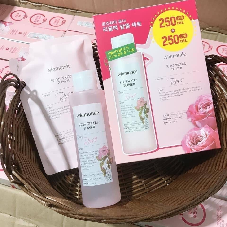 [Mã COS1904 giảm 8% đơn 300K] Set Nước hoa hồng Mamonde