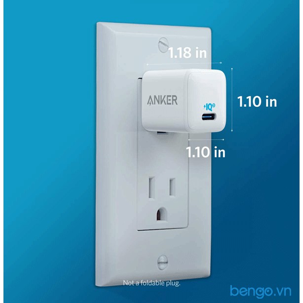 Sạc nhanh Anker Powerport III Nano 20W PD - A2633