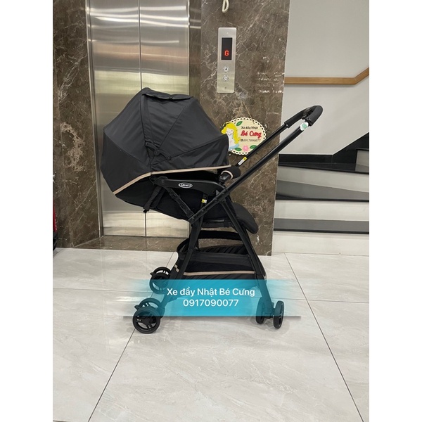 xe đẩy graco citi go gầm cao gọn nhẹ màu đen