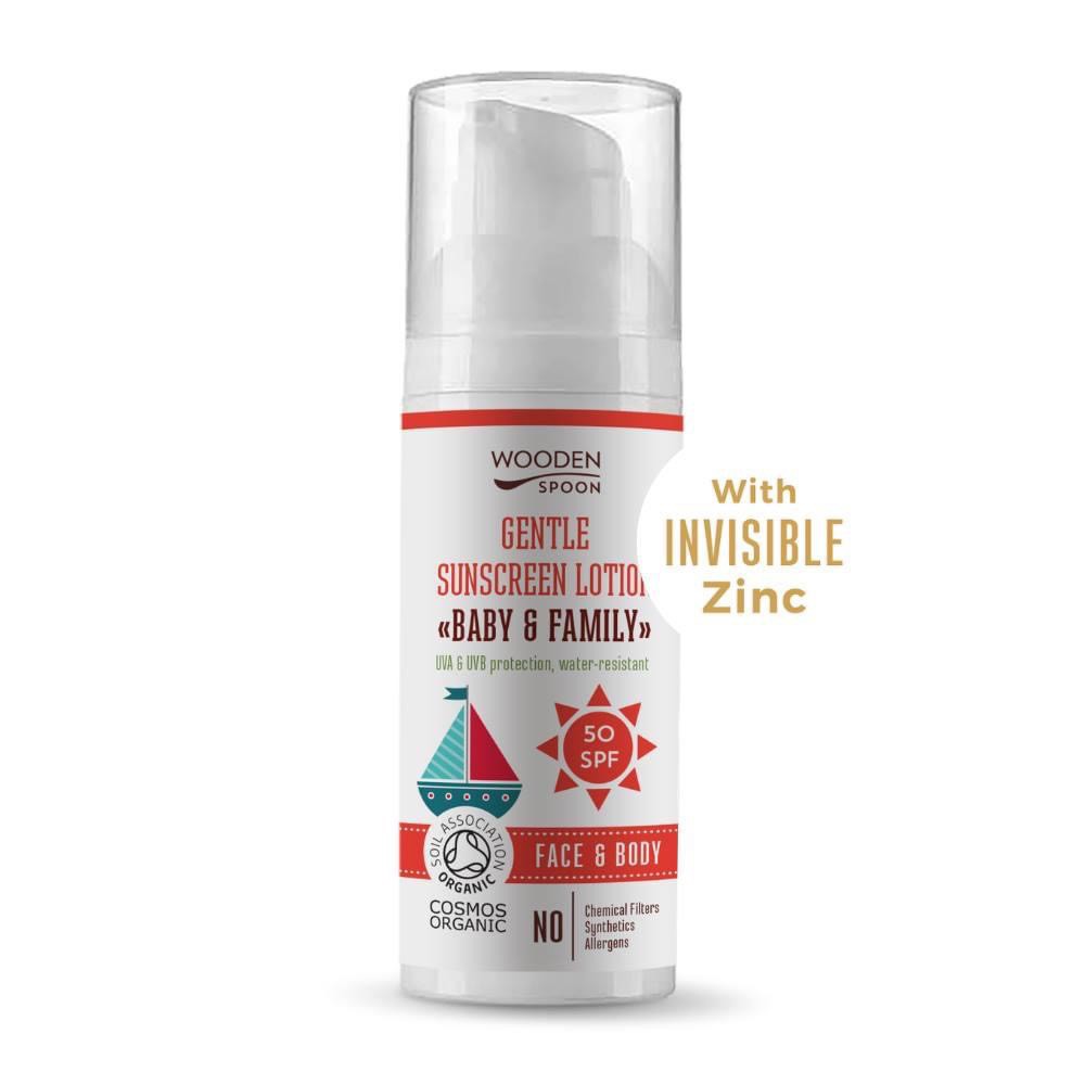 Kem chống nắng hữu cơ cho Bé và Gia đình - Wooden Spoon SPF 30 - 50