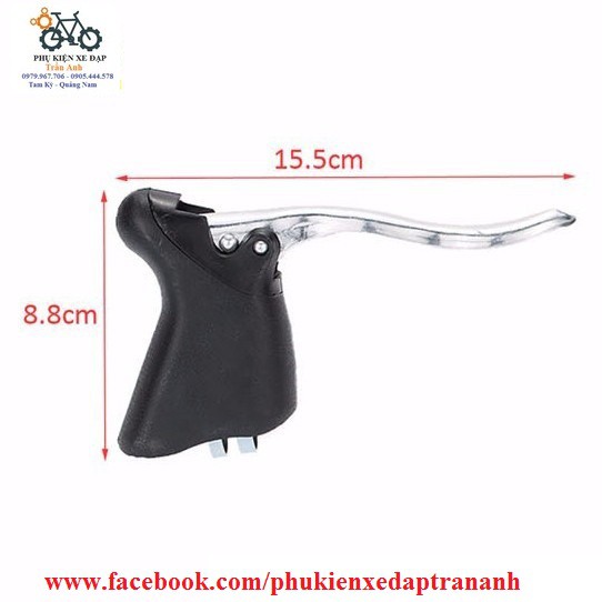 Cặp tay phanh sừng nhôm xe đạp road