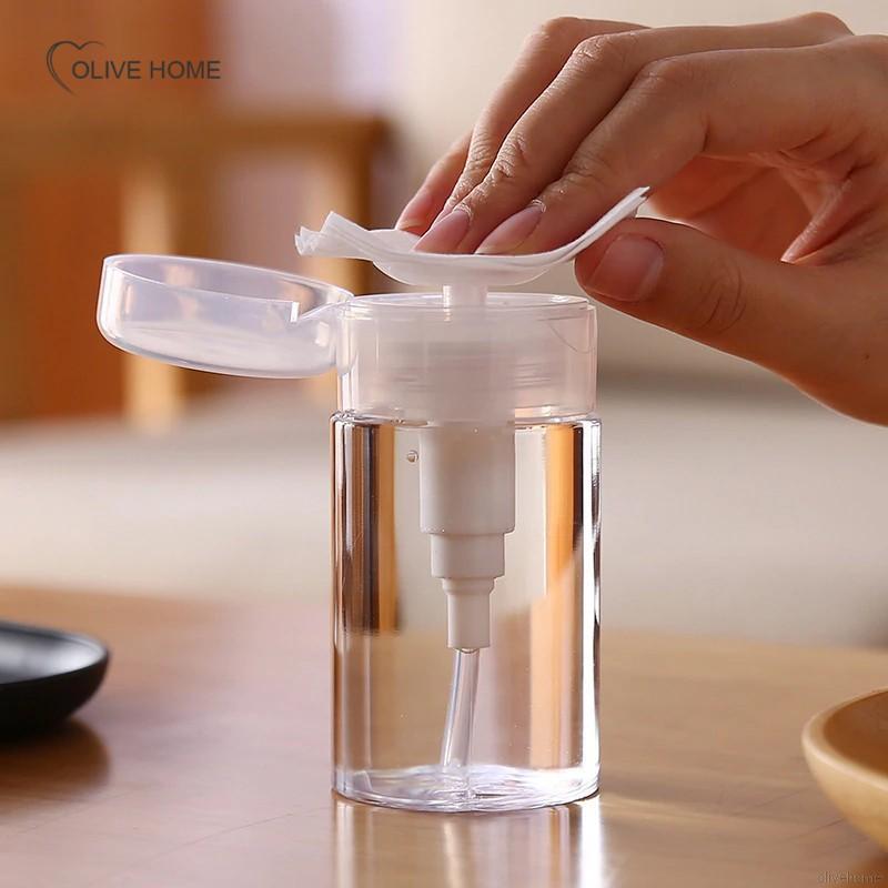 Chai nhựa rỗng đựng dung dịch tẩy móng/tẩy trang dung tích 200ml tiện dụng