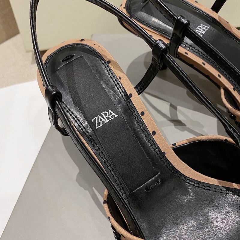 GIÀY CAO GÓT ZARA HOA BẢN TO