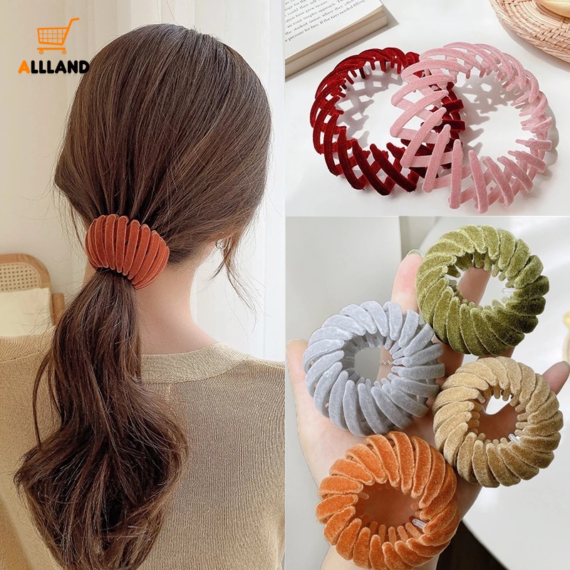 Kẹp Tóc Bằng Nhung Tạo Kiểu Tóc Thời Trang Cho Nữ