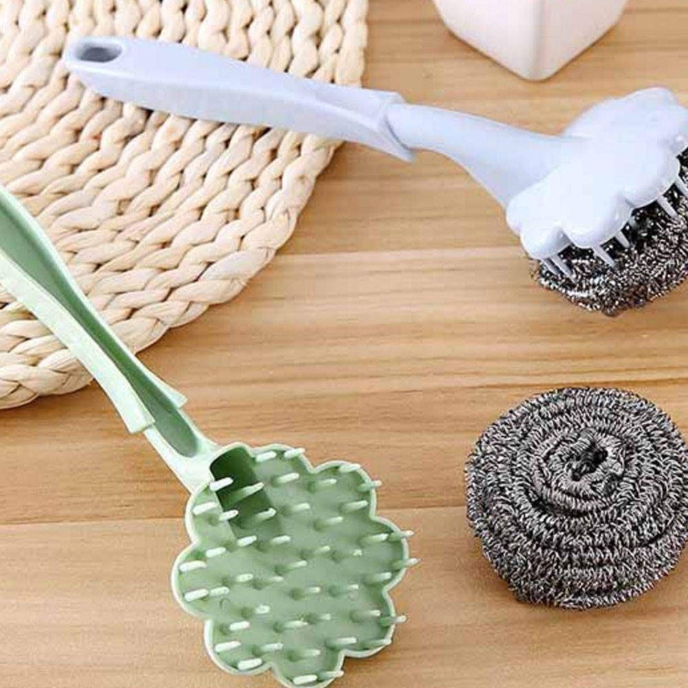 Cọ Vệ Sinh Nồi Chảo Có Tay Cầm Tiện Lợi