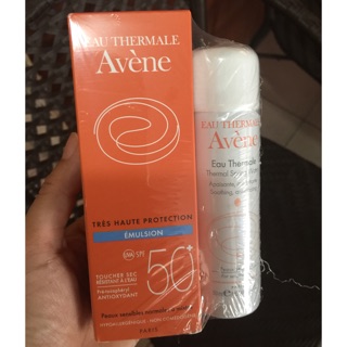 Kem cn Avene + xịt khoáng 50ml