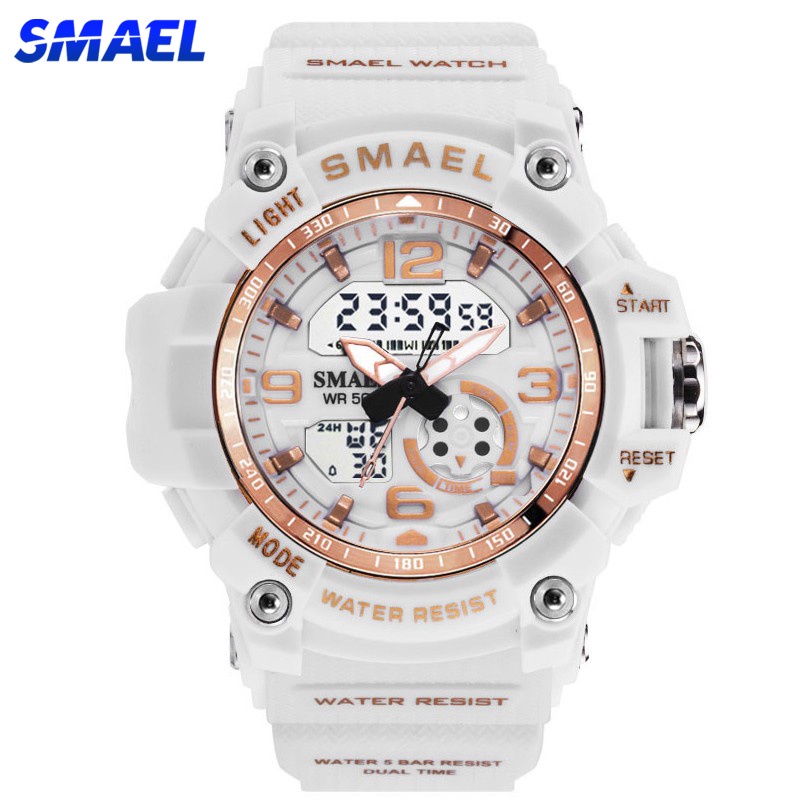 SMAEL Đồng hồ thạch anh nữ thời trang chống thấm nước phát sáng