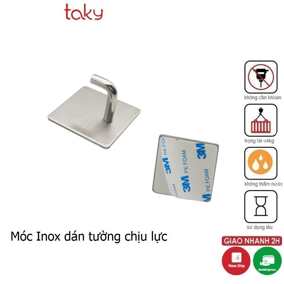 Móc Inox - Taky, Treo Đồ Đa Năng, Sang Trọng, Treo Quần Áo, Các Đồ Dùng Gia Đình, Tiện Lợi, Chắc Chắn. 2005