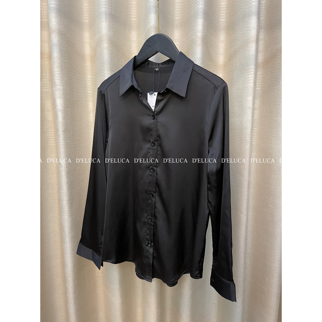 [Hình Thật+Video Tự Quay] 💖 Áo Sơ Mi Nữ Lụa Hàn Cổ Đức Cao Cấp 💖 Sơ-Mi Trơn Công Sở Cá Tính (Có Sẵn) | BigBuy360 - bigbuy360.vn