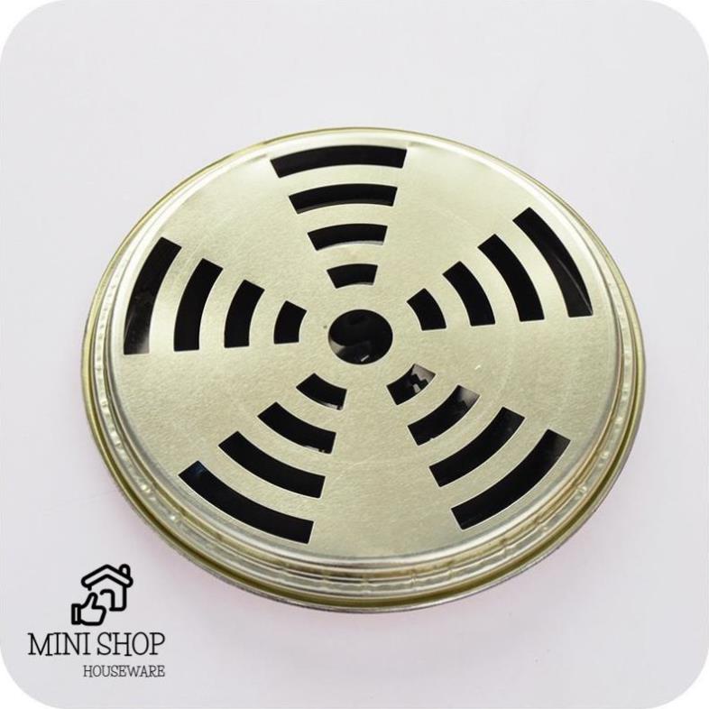 Combo 100 Hộp Đựng Nhang Muỗi Bằng Thép Không Gỉ Có Nắp Đậy An Toàn