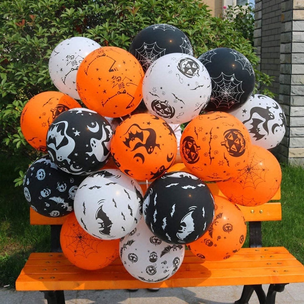 Bộ Bong Bóng Trang Trí Halloween Hình Ma Kinh Dị-Bong Bóng Trang Trí Sinh Nhật Noel Valentine Lễ Tết