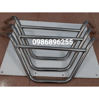 ghi đông ( tay lái ) inox xe ba gác - ba bánh