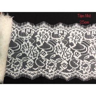 Ren mi bản 25cm 1 dây 3m đen và trắng