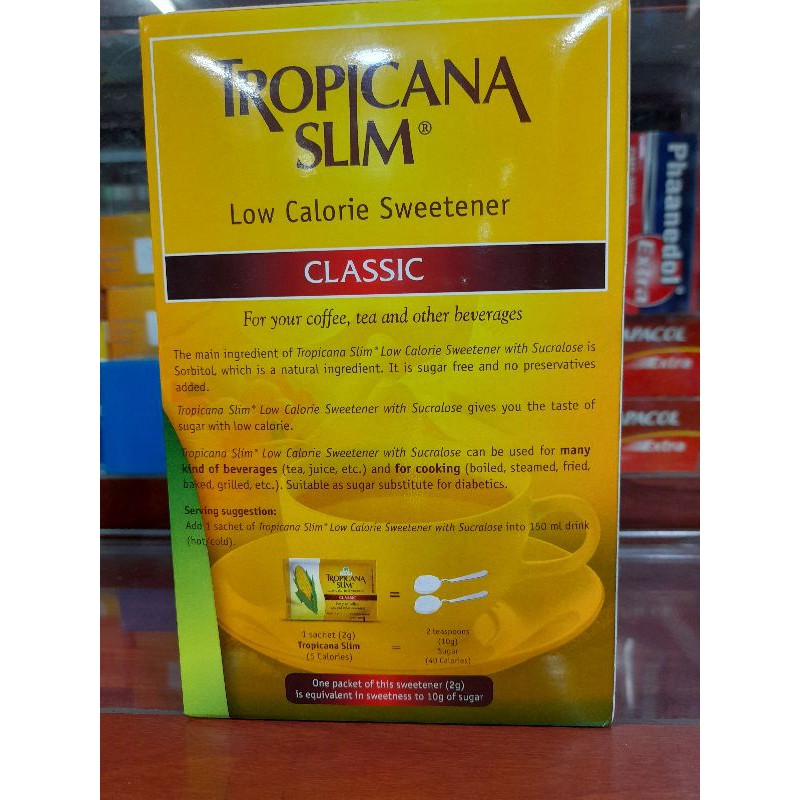 Đường Bắp Tropicana Slim_dành cho người tiểu đường,ăn kiêng.Hộp 50 gói