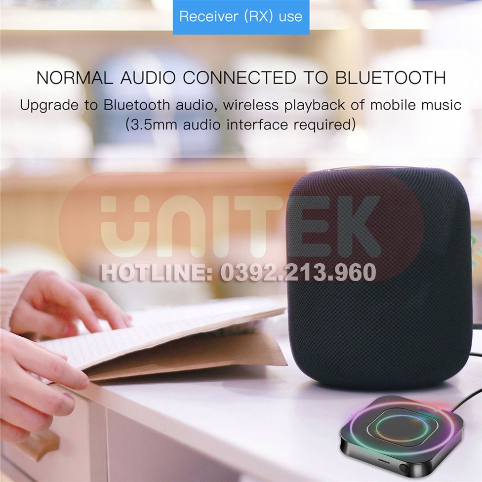 Thiết Bị Thu Phát Nhạc Không Dây Bluetooth 5.0 2in1 BT-13