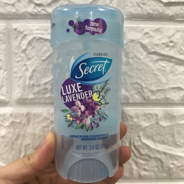 Gel khử mùi Secret Clear Gel Lux Lavender 73g