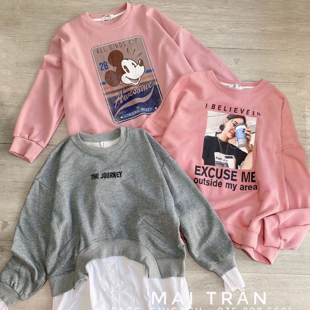 👁‍🗨 Áo nỉ dài tay