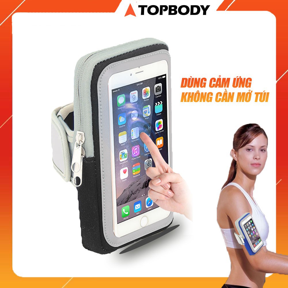 Đai đeo điện thoại chạy bộ, chống nước cao cấp TOPBODY