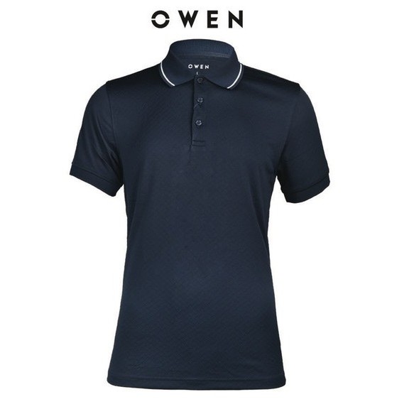 [SIZE XL] OWEN - Áo polo nam Owen màu xanh đen 22509 - Áo thun ngắn tay có cổ nam