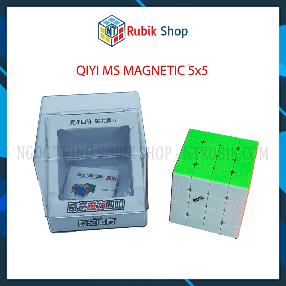 [Siêu hot] Rubik 4x4x4 QiYi MS Magnetic 2020 stickerless (Có nam Châm)