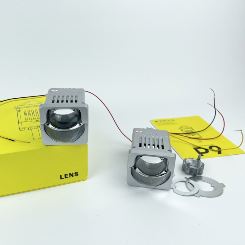 Bi cầu led mắt ếch 55W có trợ pha. Chân đa năng đui xoáy