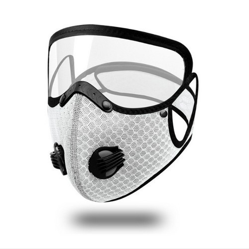 [Mua 3 Tặng 1] Khẩu trang N95 Phòng covil có bộ lọc than hoạt tính, mặt lạ meka che giọt bắn bảo vệ mắt-mui-miệng