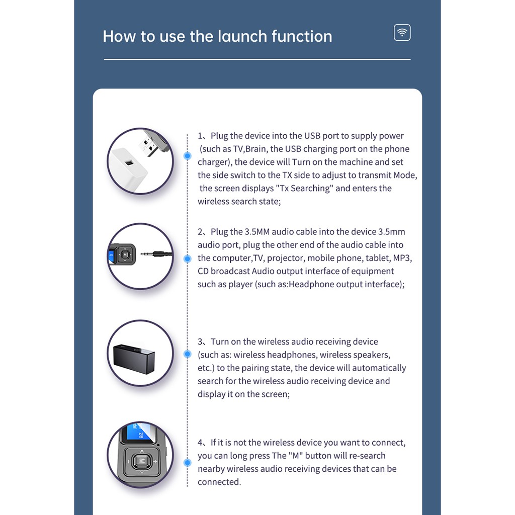 ❀❆Usb Phát Tín Hiệu Âm Thanh Bluetooth 5.0 Lcd 3 Trong 1 T12 Cho Pc Tv | BigBuy360 - bigbuy360.vn