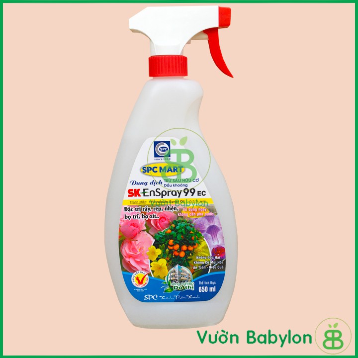 Dung Dịch Hữu Cơ Pha Sẵn Chuyên Xịt Rầy, Rệp, Bọ Trĩ SK Espray 99 ec