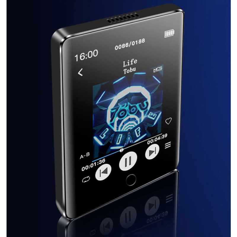 Máy Nghe Nhạc Ruizu M6 - Màn Hình Cảm Ứng 2.8 Inches, Bluetooth 5.0, Loa Ngoài, Pin 50h