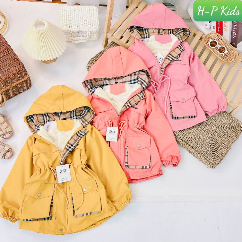 Áo Khoác Mùa Đông Size Đại Thiết Kế Mũ Đội Và Trần Bông Cực Ấm (20-35kg)