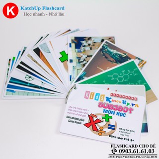 Flashcard tiếng Anh cho bé KatchUp - Môn học