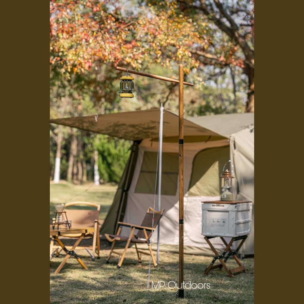 GẬY TREO ĐÈN GỖ NH21PJ001 NATUREHIKE DU LỊCH DÃ NGOẠI CẮM TRẠI CAMPING OUTDOOR CÂU CÁ LEO NÚI