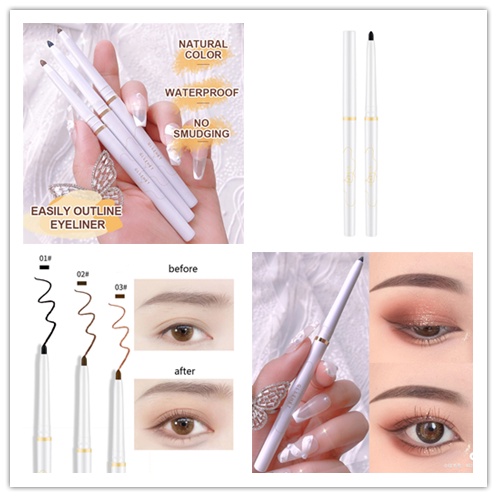 Bút Kẻ Mắt Gel Mềm Siêu Mỏng Tự Nhiên Kháng Nước Lâu Trôi