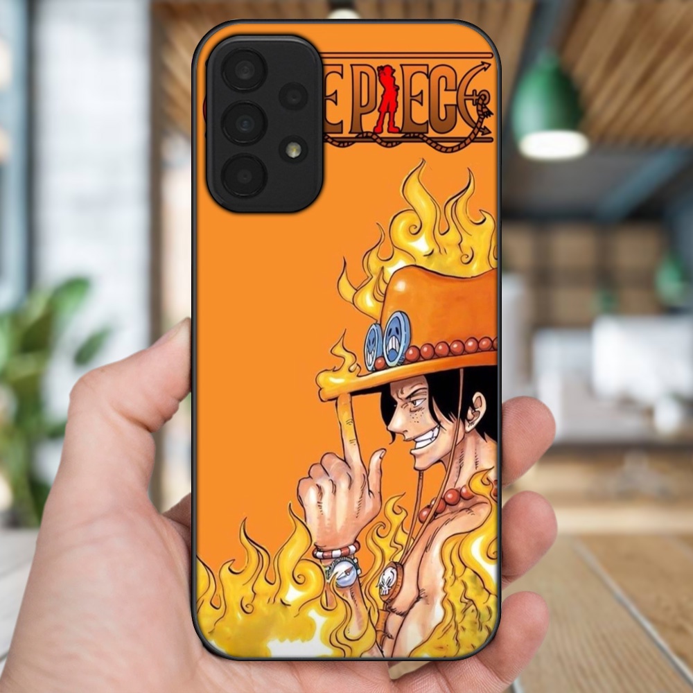 Ốp lưng Samsung A23 viền đen in hình Ace One Piece