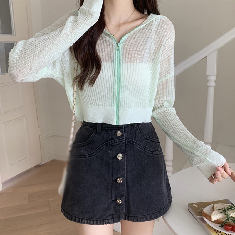 Áo KhoáC Tay DàI Có NóN TrùM ĐầU