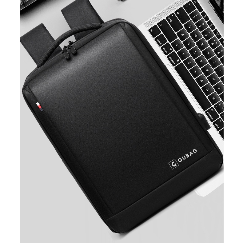 Balo Laptop 15.6 inch dung lượng lớn GuBag, dành cho nam nữ dân công sở, đựng laptop chống sốc, chống nước cao cấp